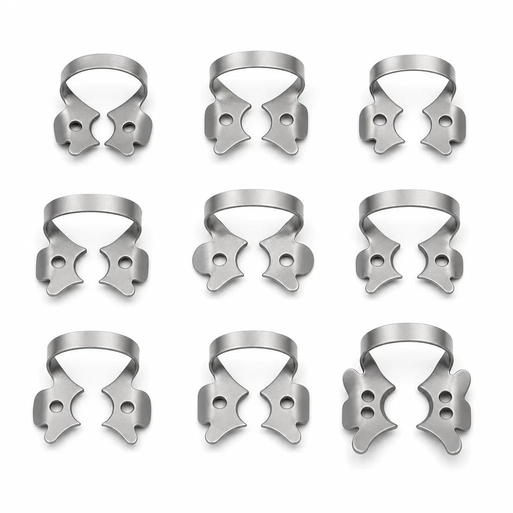 Anti-Reflective Dental Rubber Dam Clamps Manufacturer Pakistan Wholesale